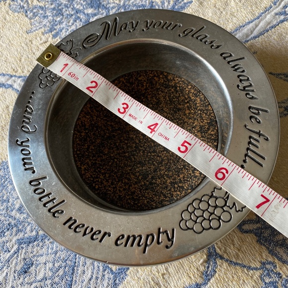 May Your Glass Always Be Full Wine Bottle Coaster - Picture 4 of 16